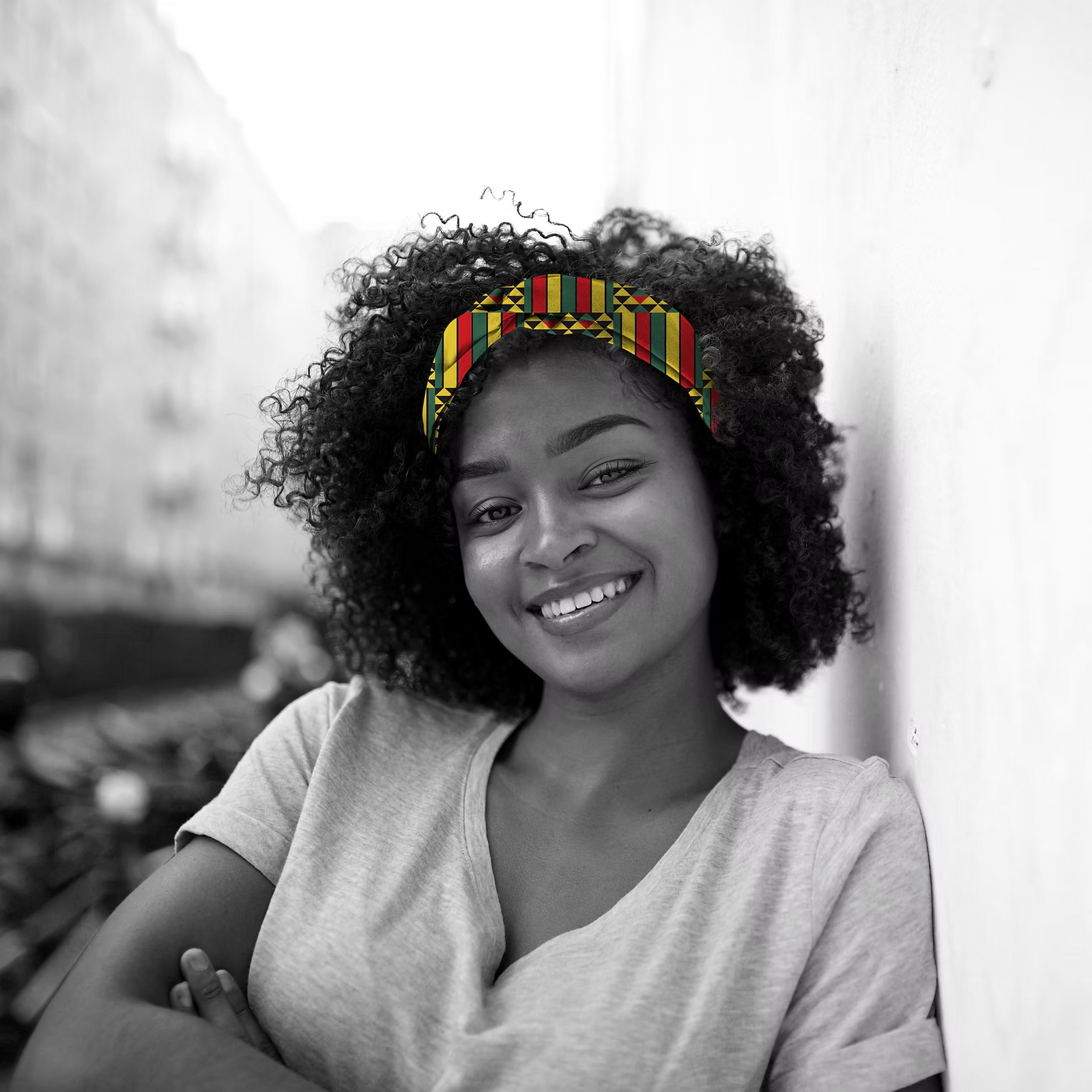 African Collection hair accessories inspired by prints of African tradition.